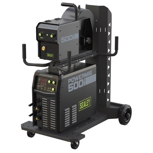 Sealey 400V 3ph 500A Gas Gasless MIG/TIG/MMA Inverter Welder POWERMIG500i