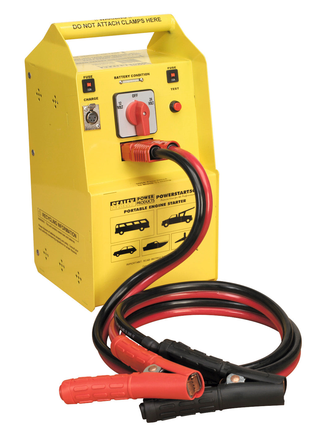 Sealey PowerStart Emergency Jump Starter 500hp Start 12/24V POWERSTART500