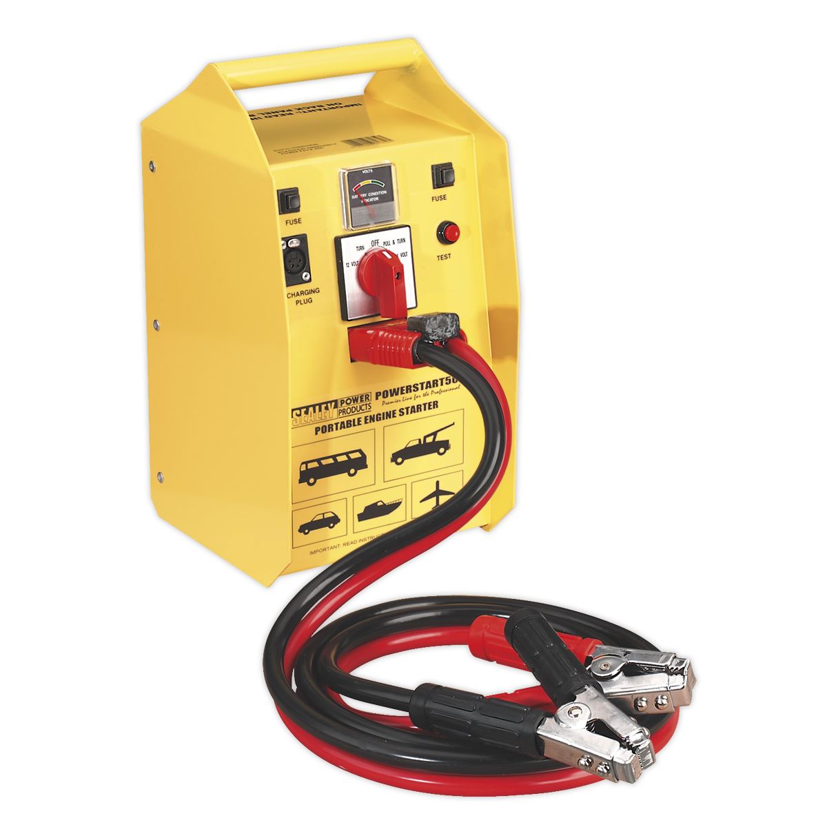 Sealey PowerStart Emergency Jump Starter 500hp Start 12/24V POWERSTART500