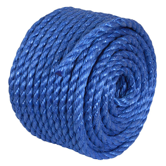 Sealey Twisted Rope Blue 10mm x 30m Polypropylene Split Film PR1030