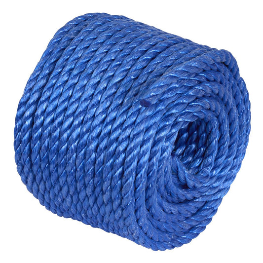 Sealey Twisted Rope Blue 8mm x 30m Polypropylene Split Film PR830