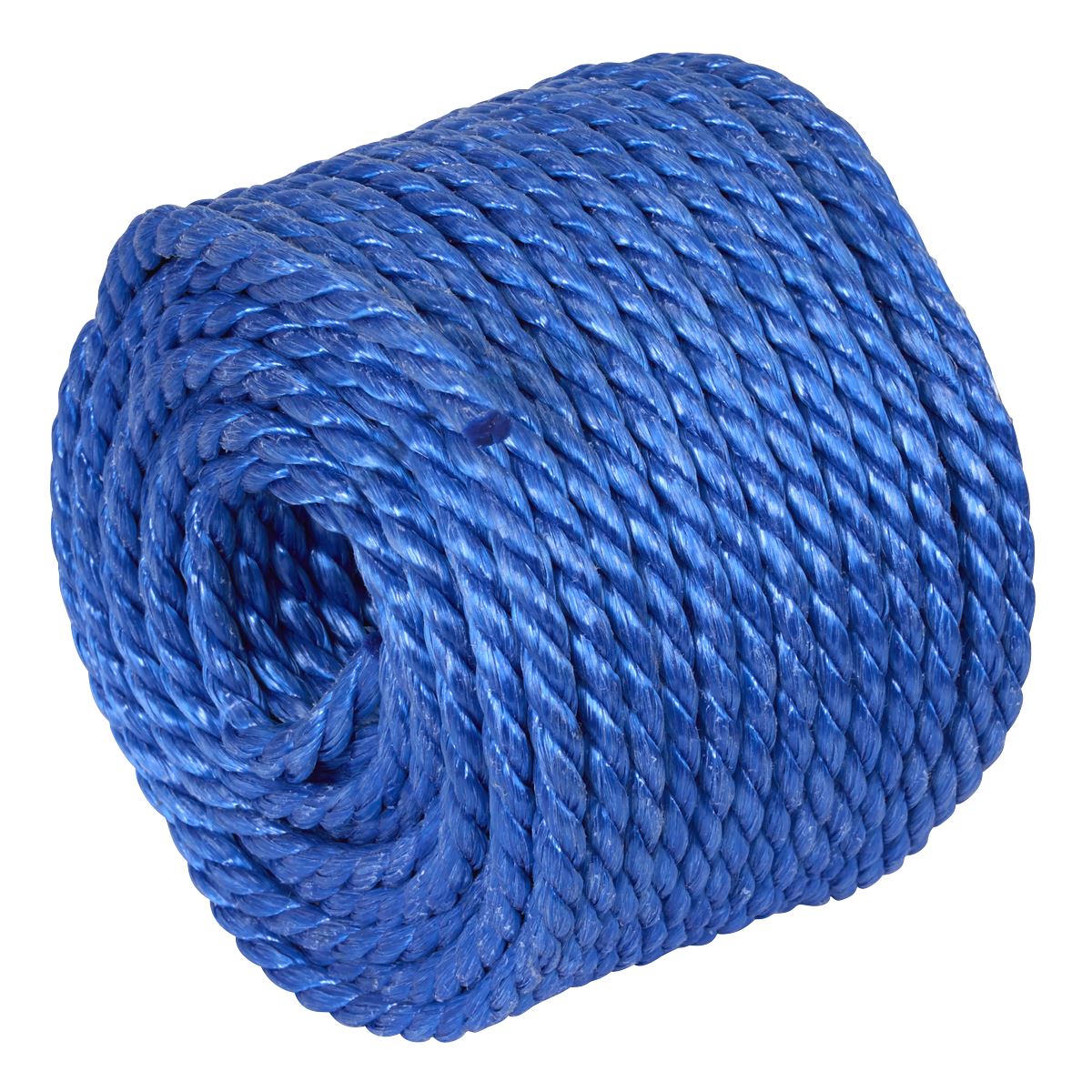 Sealey Twisted Rope Blue 8mm x 30m Polypropylene Split Film PR830