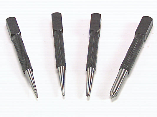 Priory 44-SC4 Centre Punch Set, 4 Piece PRI44SET4