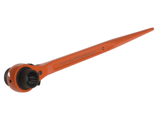 Priory 603 Reversible Ratchet Spanner Podger 19 x 21mm Hi-Vis PRI603