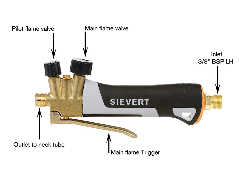 Sievert Pro 88 Torch Handle PRMS3488