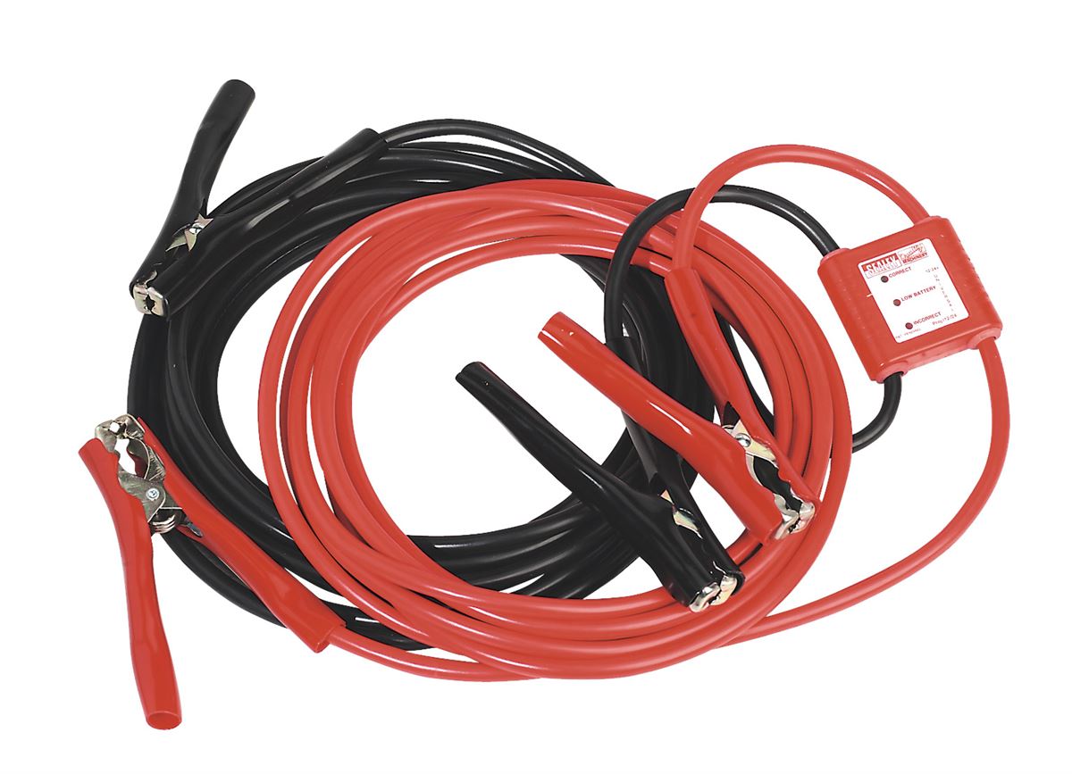 Sealey Booster Cables 7m 450A 25mm� with 12/24V Electronics Protection PROJ/12/24
