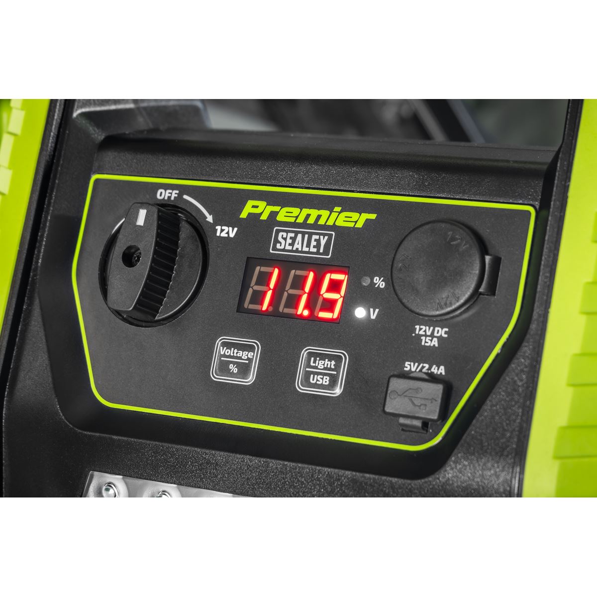 Sealey Premier 12V RoadStart Jump Starter 2200 Peak Amps Cable 1.7m PRS2200