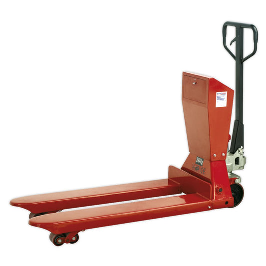 Sealey Pallet Truck with Scales - 2000kg Capacity 1150 x 555mm PT1150SC