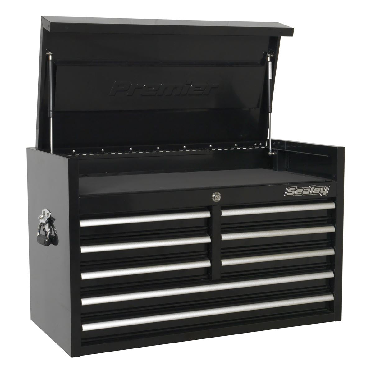 Sealey Topchest 8 Drawer 915mm Heavy-Duty Black PTB91508