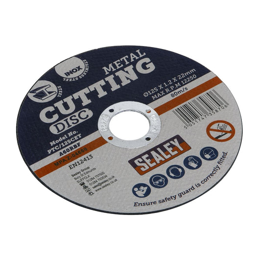 Sealey Cutting Disc �125 x 1.2mm �22mm Bore PTC/125CET