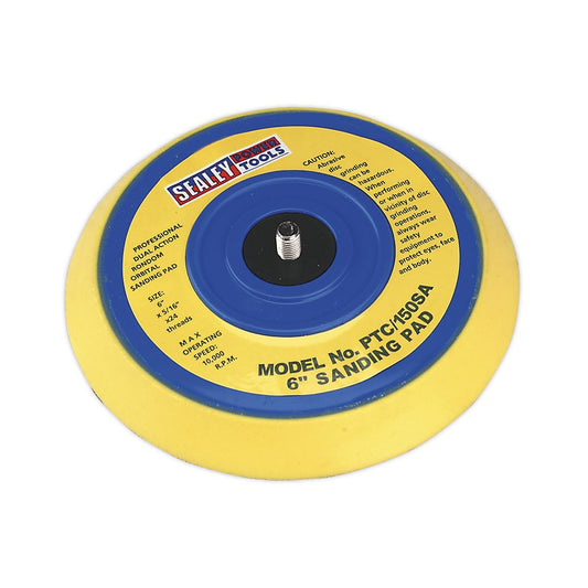 Sealey DA Backing Pad for Stick-On Discs �145mm�5/16"UNF PTC/150SA