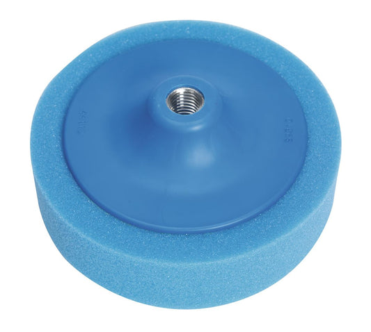 Sealey Buffing & Polishing Foam Head �150 x 50mm 5/8"UNC Blue/Medium PTC/CH/5/8-B