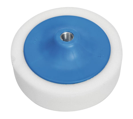 Sealey Buffing & Polishing Foam Head �150 x 50mm 5/8"UNC White/Dense PTC/CH/5/8-W