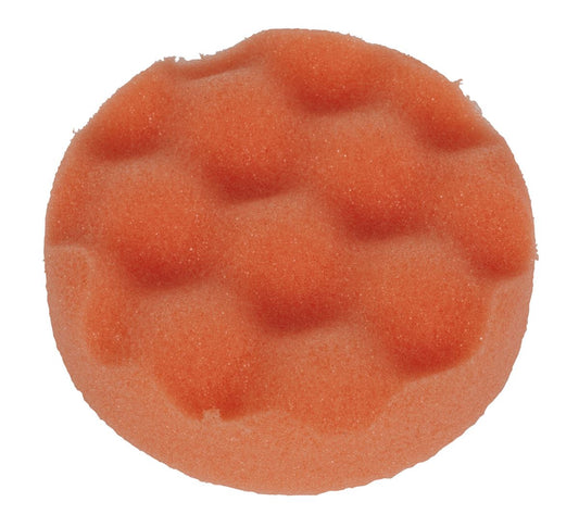 Sealey Buffing & Polishing Foam Head Hook-and-Loop �80 x 25mm Orange/Firm PTCCHW80O