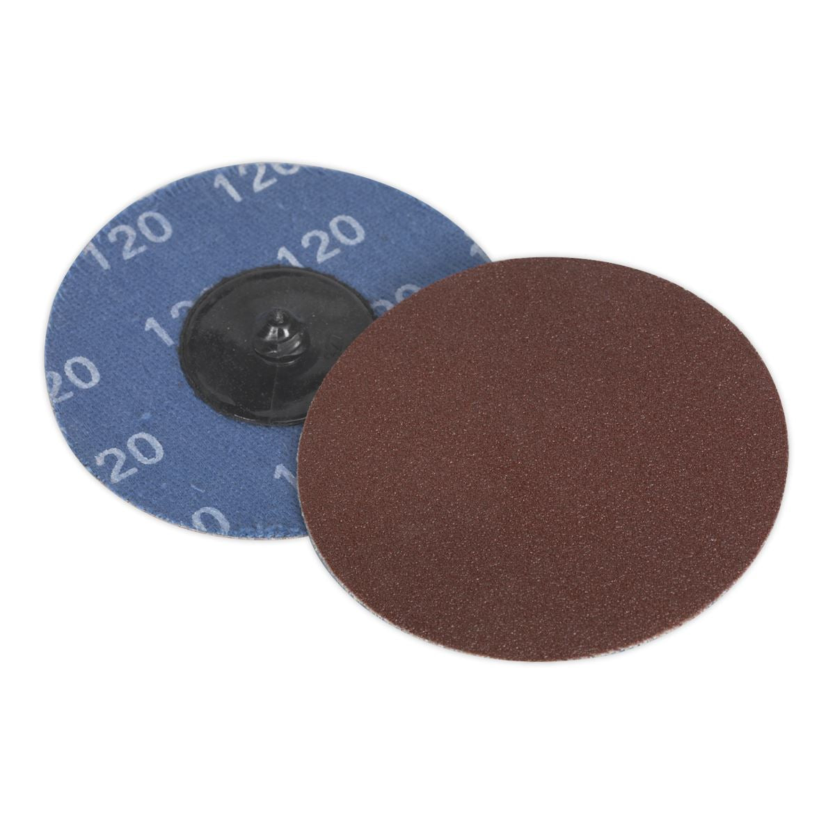 Sealey Quick-Change Sanding Disc �75mm 120Grit Pack of 10 PTCQC75120