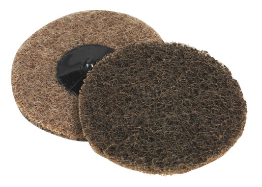 Sealey Quick-Change Preparation Pad �75mm Coarse Pack of 10 PTCQC75C