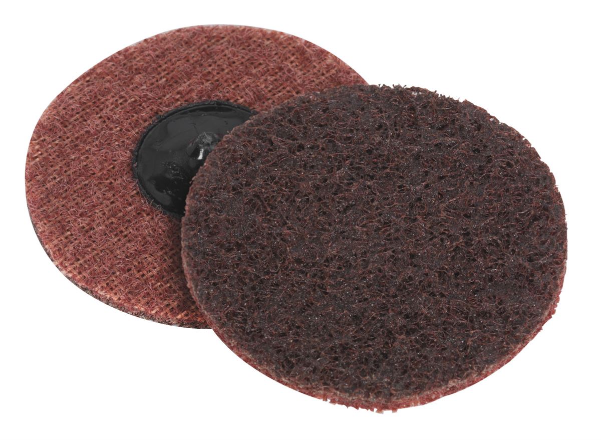 Sealey Quick-Change Preparation Pad �75mm Medium Pack of 10 PTCQC75M
