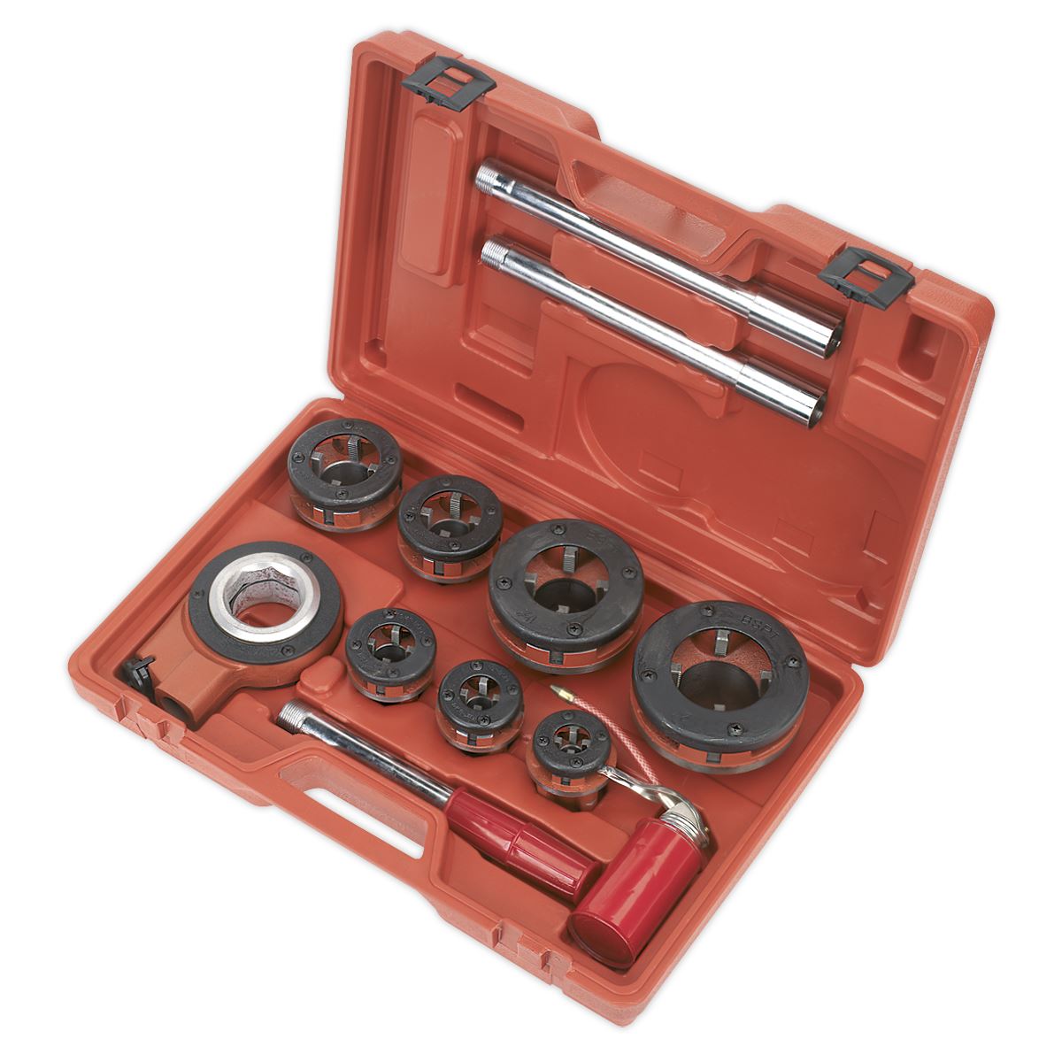Sealey Pipe Threading set 7pc 3/8"- 2"BSPT PTK992