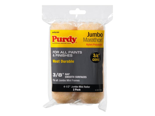 Purdy® Marathon™ Jumbo Mini Roller Sleeve 114 x 19mm (4.1/2 x 3/4in) (Pack 2) PUR14G624062
