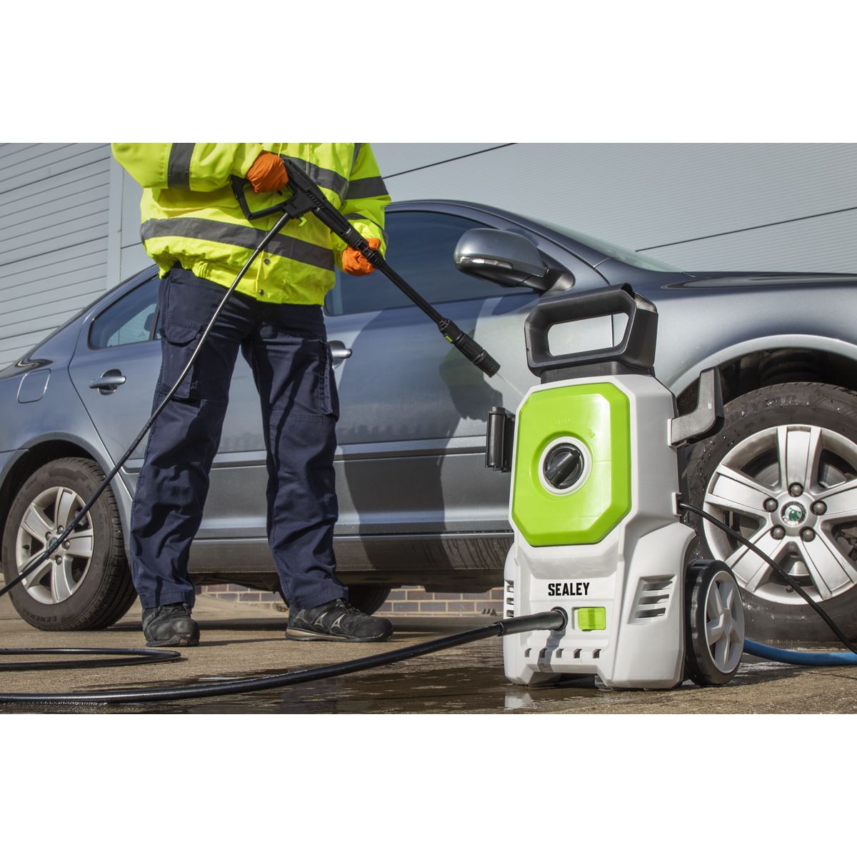 Sealey Pressure Washer 100bar 390L/hr with TSS & Rotablast&reg; Nozzle PW1610