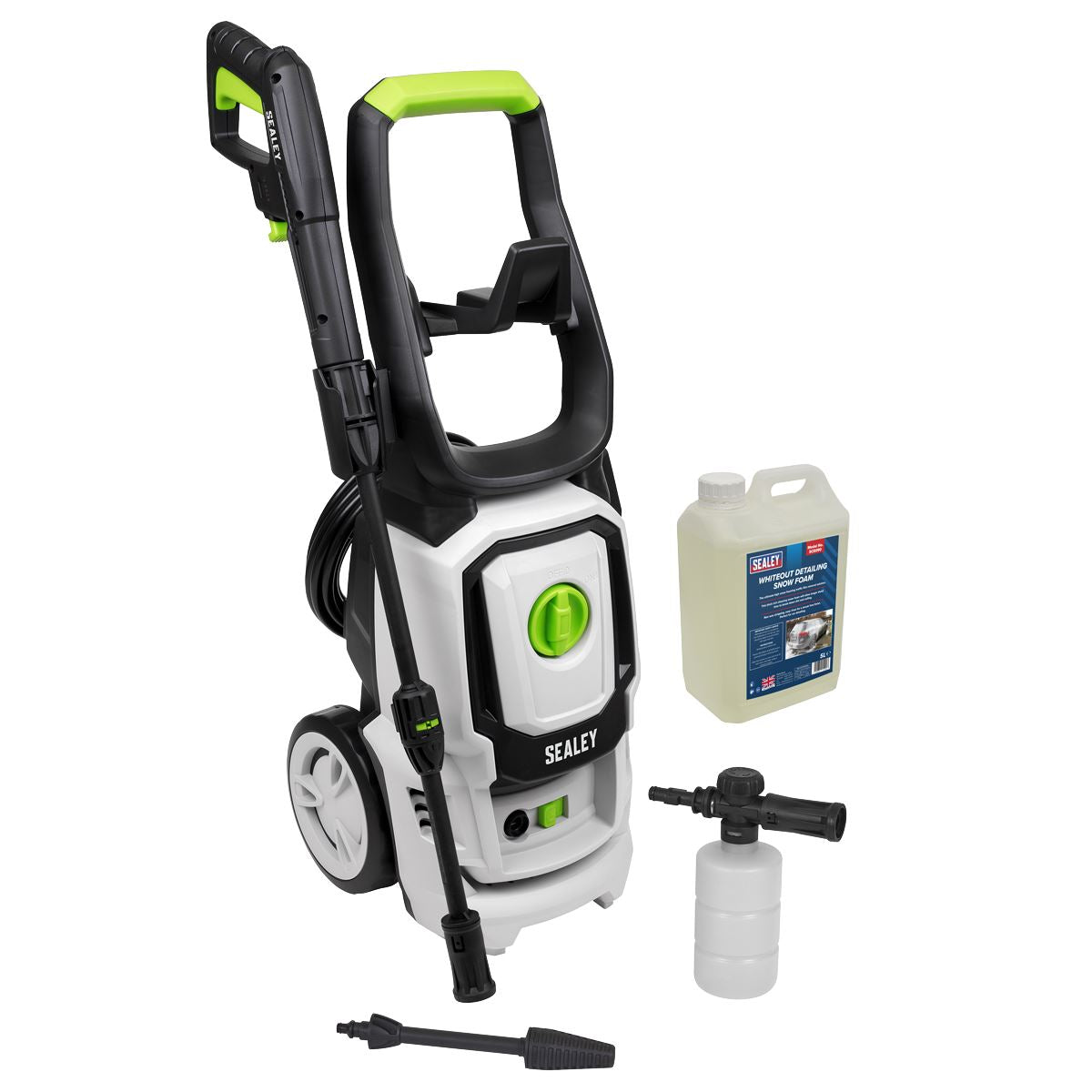 Sealey Pressure Washer 130bar 420L/hr with Snow Foam PW1860COMBO