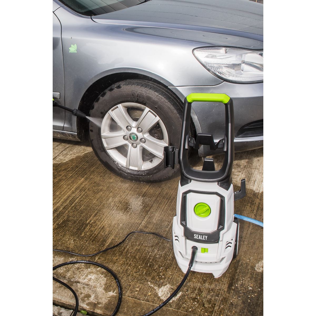 Sealey Pressure Washer 130bar 420L/hr with TSS & Rotablast&reg; Nozzle PW1860