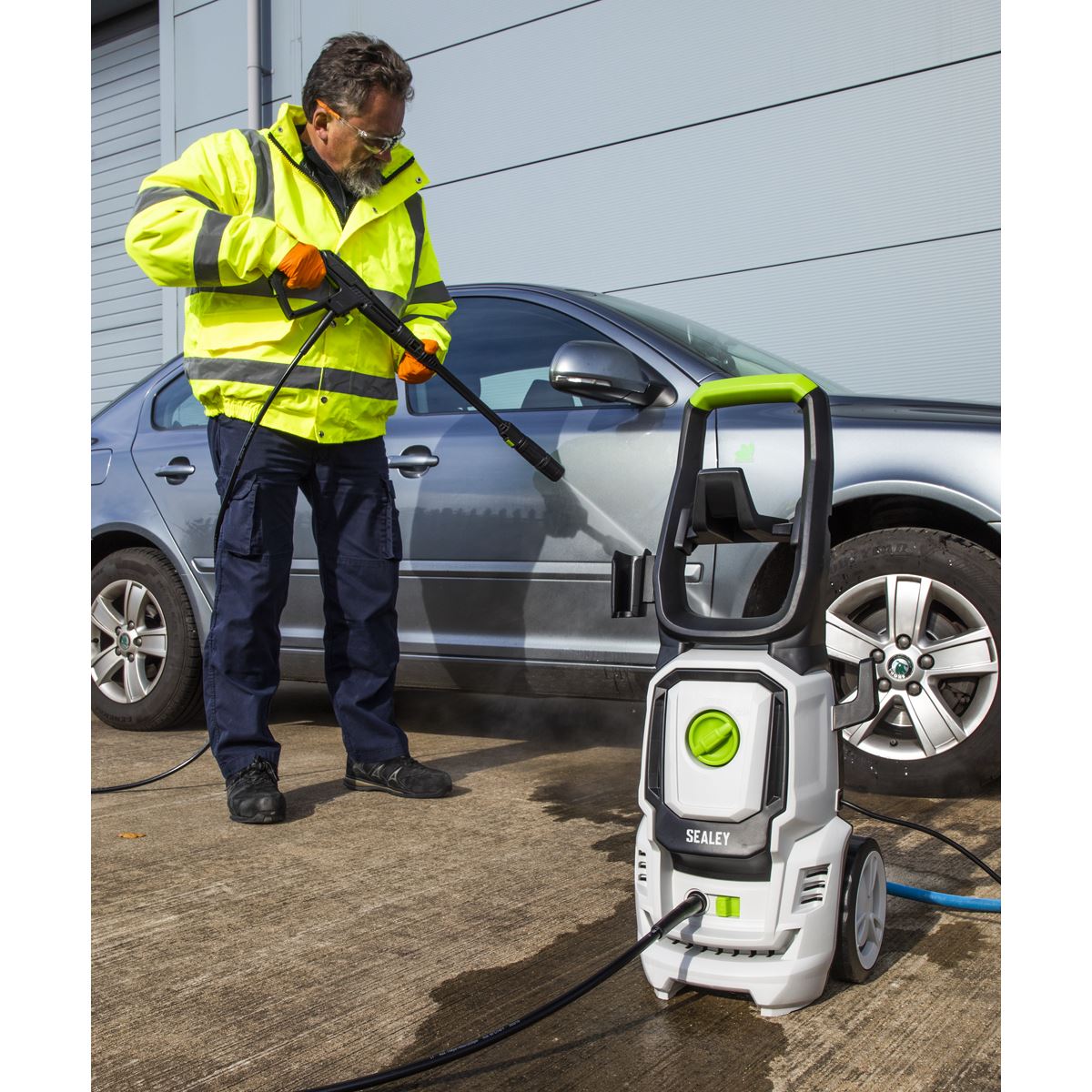 Sealey Pressure Washer 130bar 420L/hr with TSS & Rotablast&reg; Nozzle PW1860