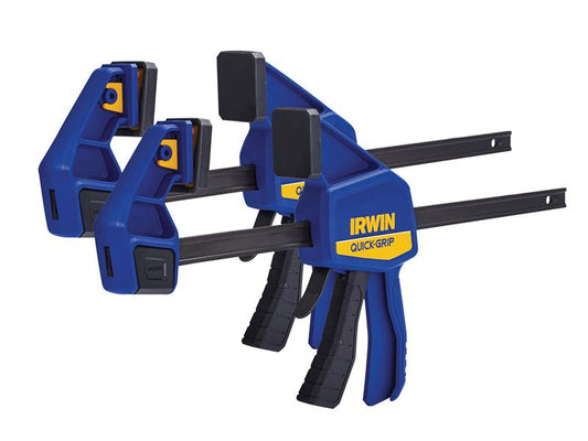 IRWIN® Quick-Grip® Quick-Change™ Medium-Duty Bar Clamp 300mm (12in) (Twin Pack) Q/G5122QC