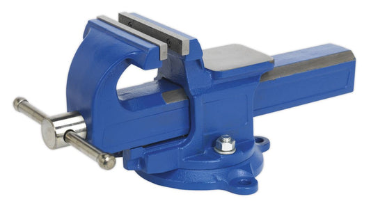 Sealey Vice 125mm Quick Action Swivel Base SG Iron QAVE125