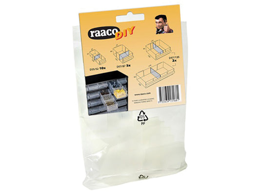 Raaco Mixed Bag Of Cabinet Drawer Dividers RAA131681