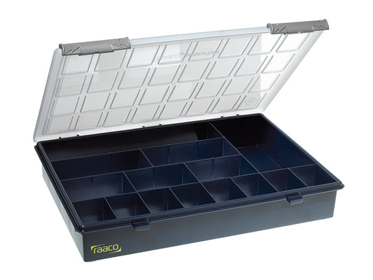 Raaco A4 Profi Service Case Assorter 15 Fixed Compartments RAA136174
