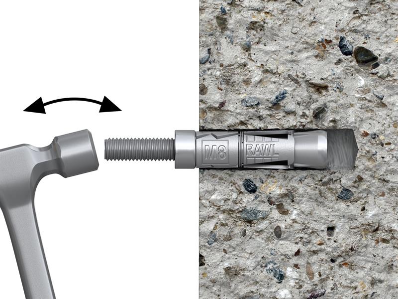 Rawlplug Rawlbolt® Projecting Bolt M12/75P (Bag 5) RAWM1275PB