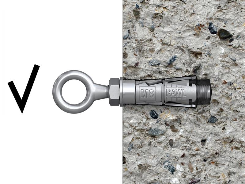 Rawlplug Rawlbolt® Eye Bolt M6 (Bag 5) RAWM6EYEB