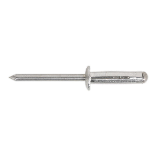 Sealey Load Spreading Aluminium Rivet Standard Flange 4.8 x 27mm Pack of 200 RB4827