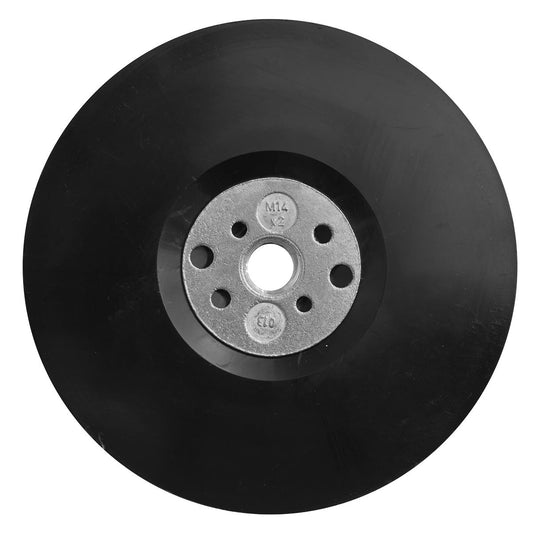 Sealey Rubber Backing Pad �125mm - M14 x 2mm RBP125