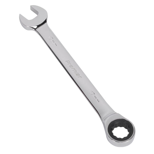 Sealey Ratchet Combination Spanner 17mm RCW17