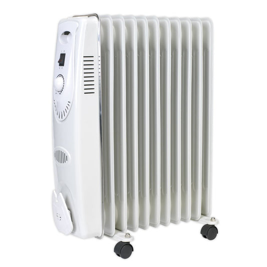 Sealey Oil-Filled Radiator 2500W/230V 11-Element RD2500