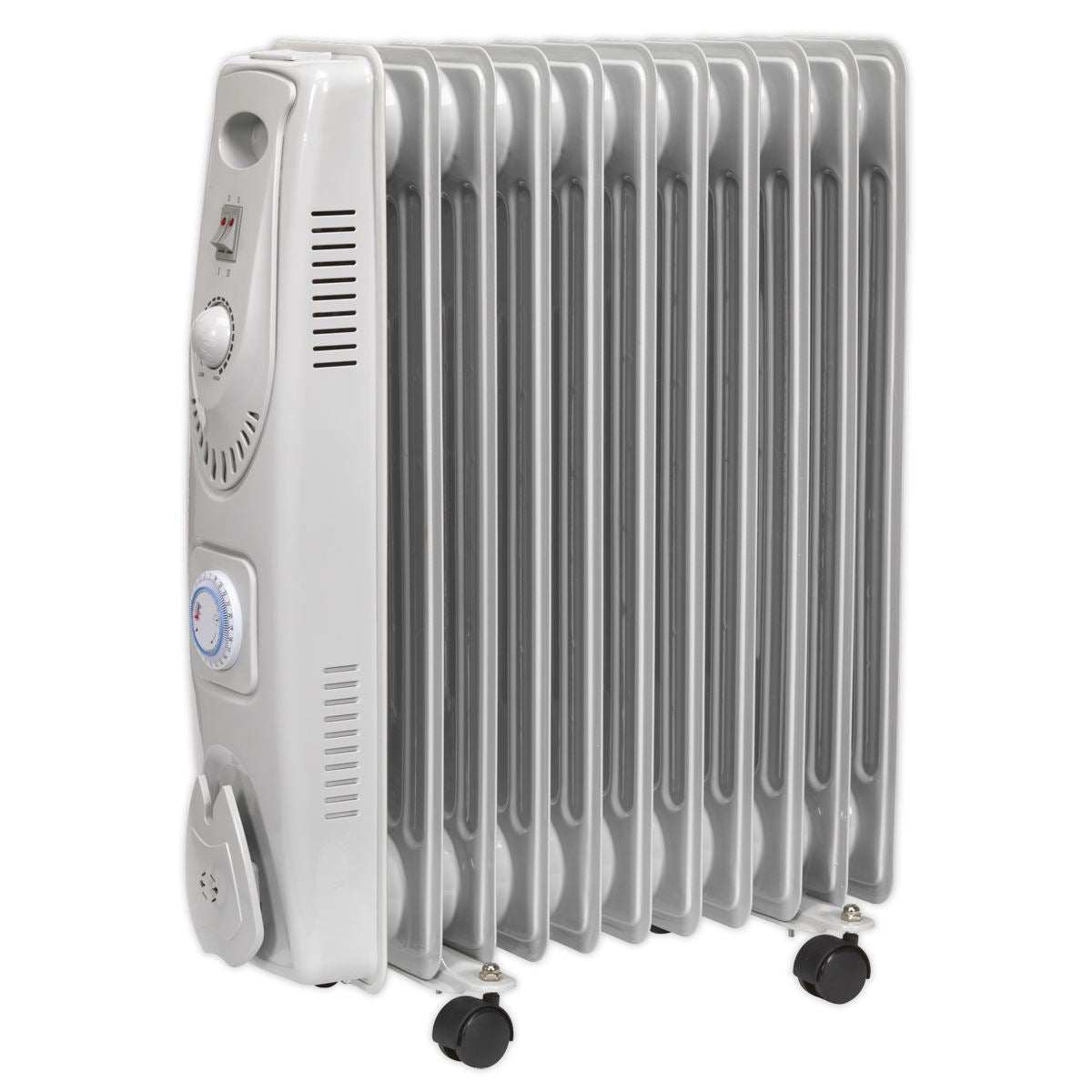 Sealey Oil Filled Radiator 2500W/230V 11-Element with Timer RD2500T