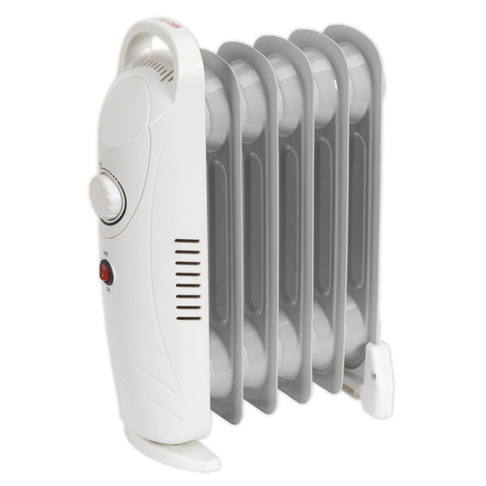 Sealey Oil-Filled Radiator Mini 800W/230V 6-Element RD800
