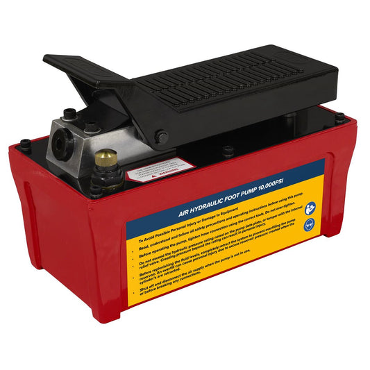 Sealey Air Hydraulic Foot Pump 10,000psi RE109