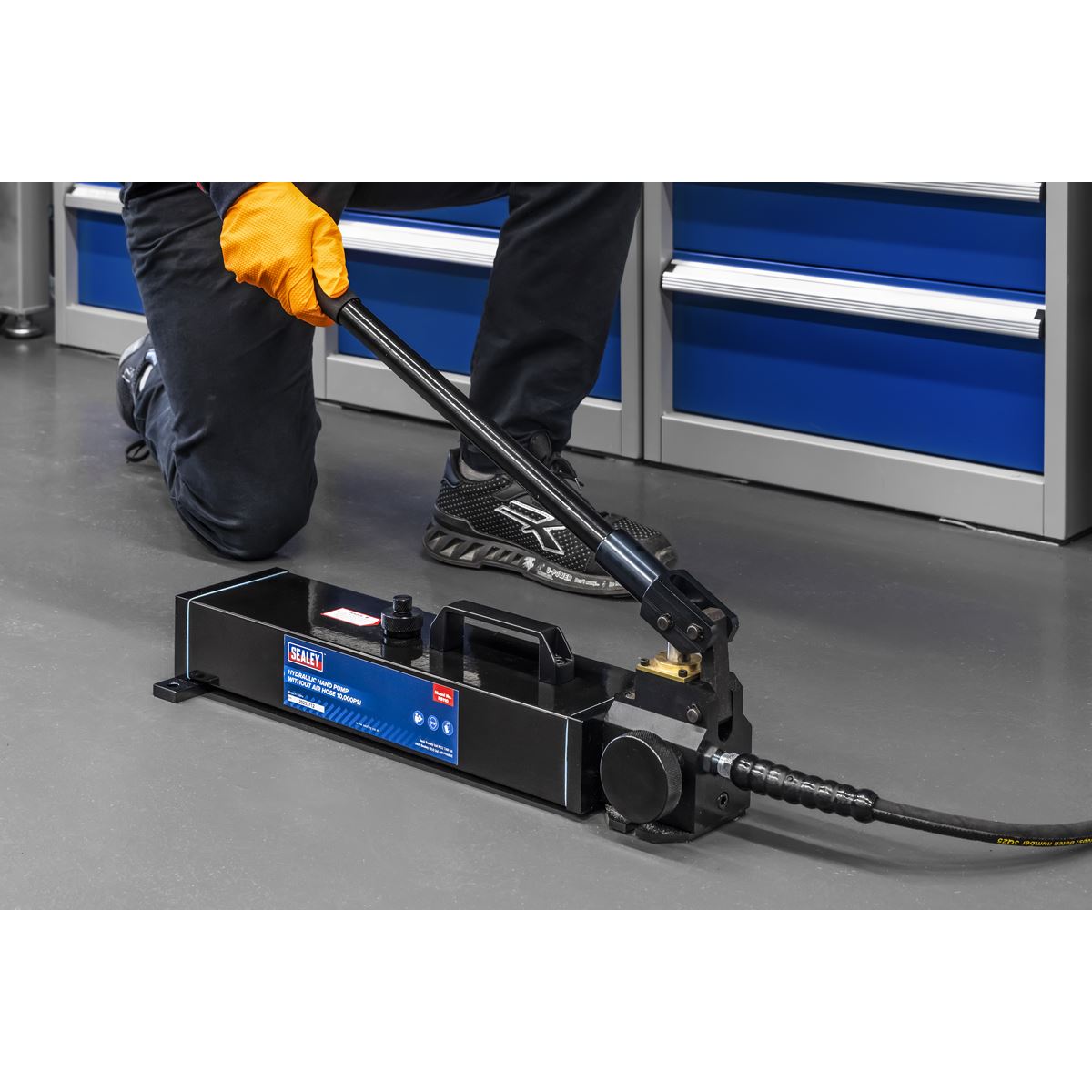 Sealey Hydraulic Hand Pump without Hydraulic Hose 10,000psi RE110