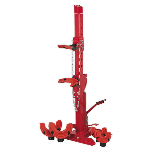 Sealey Coil Spring Compressing Station with Gauge Hydraulic 2000kg Capacity RE2311