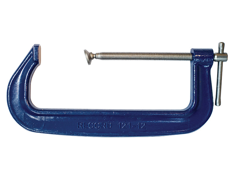 IRWIN Record 121 Extra Heavy-Duty Forged G-Clamp 300mm (12in) REC12112