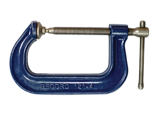 IRWIN Record 121 Extra Heavy-Duty Forged G-Clamp 100mm (4in) REC1214