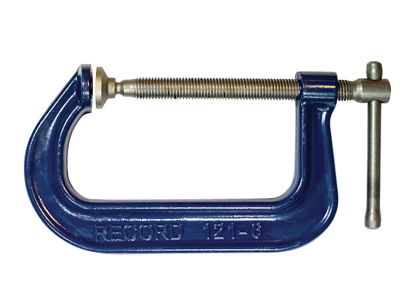 IRWIN Record 121 Extra Heavy-Duty Forged G-Clamp 150mm (6in) REC1216