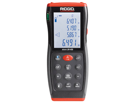 RIDGID 36813 Micro LM-400 Advanced Laser Distance Measure 70m RID36813