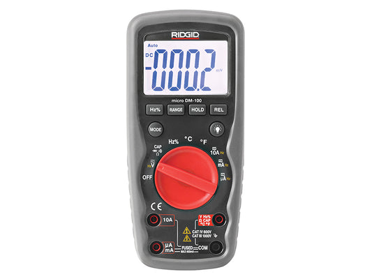 RIDGID DM-100 Micro Digital Multimeter 37423 RID37423