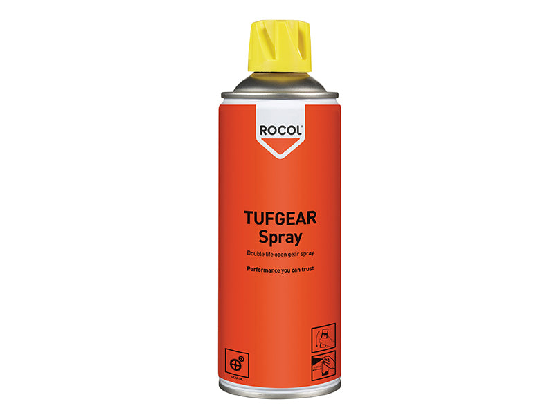 ROCOL TUFGEAR Open Gear Lubricant Spray 400ml ROC18105