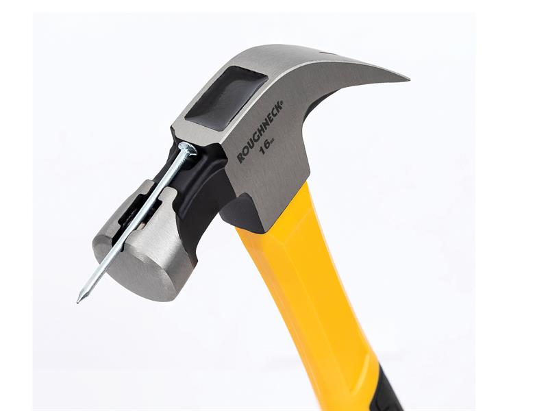 Roughneck Claw Hammer Fibreglass Shaft 454g (16oz) ROU11105