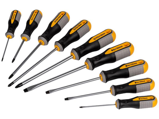 Roughneck Screwdriver Set, 9 Piece ROU22197